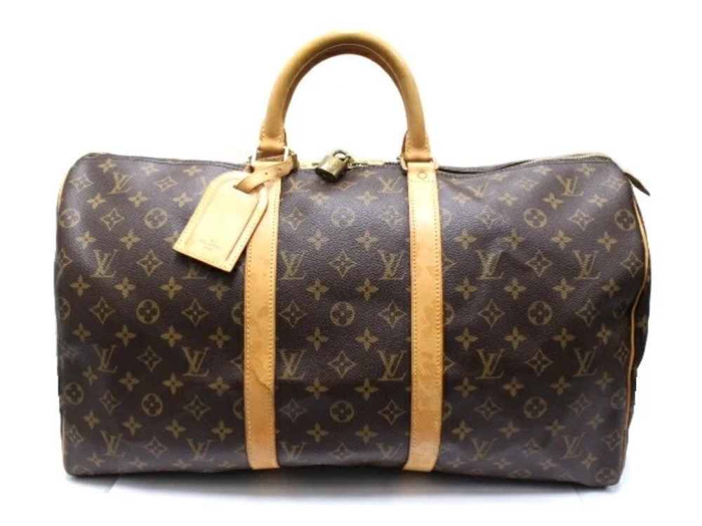 Louis Vuitton Keepall Bag Travel Boston Monogram Brown